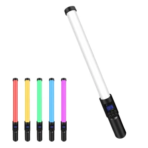Dimmable LED Portable Photography RGB Tube Light Stick Fill Lighting Video Photography Lamp Rechargeable