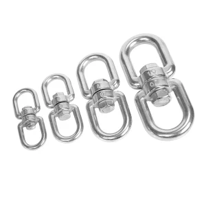 Double Ended Chain Swivel Rigging Connector 304 Stainless Steel Chain Swivel