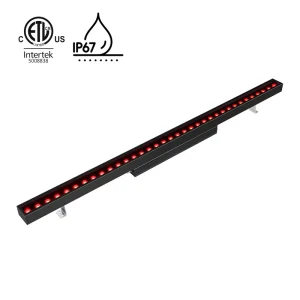 ETL CE Listed IP67 Waterproof DMX512 Wireless Control 72W 50W 36W 32W RGBW LED Wall Washer Outdoor RGB Lighting