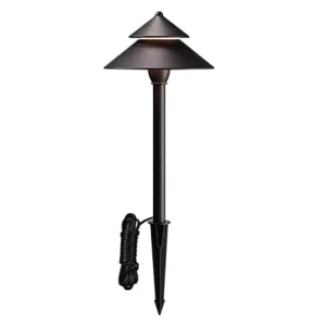 ETL Certified Aluminum LED Pathway Light, Waterproof Outdoor Yard Driveway Lawn Landscape Light, Warm White