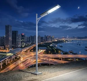Eco Friendly Rural Road Lighting Solar All in One Street Light
