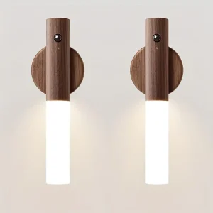 Elderly Care Safety LED Night Light Wall Lamp PIR Motion Sensor Sconce for Bedroom Seniors Room Path Lighting
