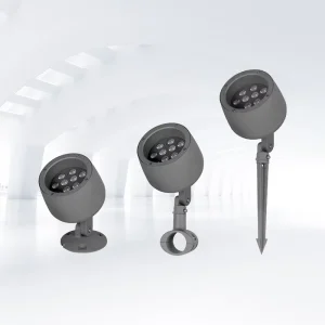 Electric Outdoor LED Spike Light IP65 Waterproof Aluminum Adjustable Color Temperature