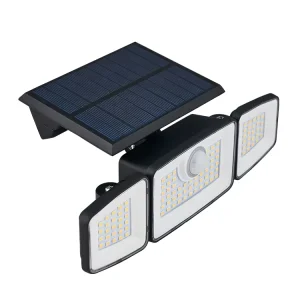 Energy Saving Outdoor Bright Sensor Light Three Head Motion Sensor Security Flood Light
