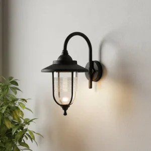 European AC 85 265V IP44 Clear PC Diffuser Antique Outdoor Fluorescent Lantern Garden Light Wall Lamp High Quality 60W