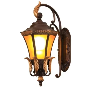 European Classical Wall Light Garden Outdoor Waterproof Courtyard Villa Patio Exterior American Vintage Style IP65 Wall Lamp