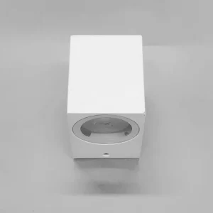 Exterior Wall Outdoor Villa Simple Luminous Square Aluminum IP65 Waterproof Wall Lamp for Balcony