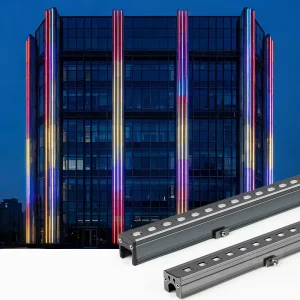 Facade Lighting Outdoor Building External Animation Light Aluminium Long Architectural Led Wall Wash Lighting Profile