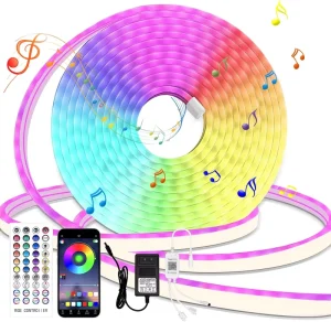 Factory Custom Flexible Stripes WS2811 WS2812B RGB RGBIC RGBW 12V 24V Flex LED Neon Tube Strip Lights