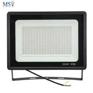 Factory Direct IP66 LED Flood Light 50W 100W 200K 6500K Warm White Bulk Supply for Construction Site Public Square Outdoor Lamp