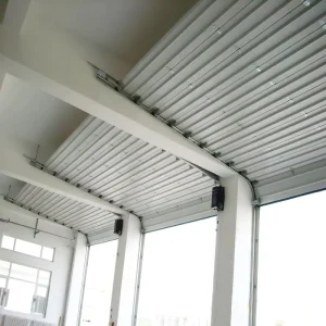 Factory Direct Industrial Sectional Door Double Layer Color Steel with PU Foam Thermal Insulated Overhead Door