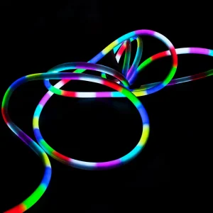 Factory Direct Sale Sign Custom IP65 Tube Strip Lights Rope Ultra Thin Mini Outdoor Linear 24V Digital RGB Round LED Neon Flex