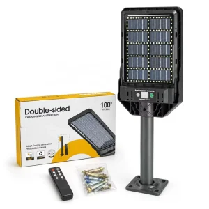 Factory High Quality 100W High Efficiency Customizable Solar Street Light Outdoors Solar Panels