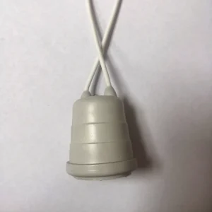 Factory Price Plastic Lamp Holder with Wire Waterproof Lamp Holder for Outside Using