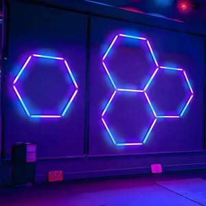 Factory Sales Garage Rgb Led Hexagon Light High Quality Led Tube Light Rgb Honeycomb