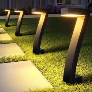 Factory Solar Garden Lights Outdoor Waterproof Unique LED Solar Landscape Lighting for Pathway Driveway Walkway Garden Decor