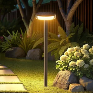 Factory Unique Solar Lamps Outdoor Waterproof 2 Pack LED Solar Garden Pathway Lights for Home Patio Yard Decoration