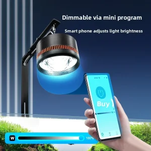 Fish Tank LED Aquatic Plant Tube Light Full Spectrum RGB Algae Control Aluminum Alloy Energy-Saving Timed On Off Pendant Lamp