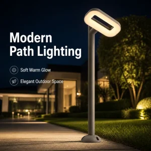 Flat Cut Angled Cut 18w Swivel Head Warm Diffuser Aluminum Tube LED Lawn Lights for Landscape Walkway Light