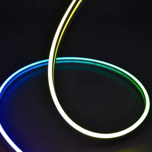Flexible Slim 8mm Width 06*12mm Side View Silicone Diffuser 120 LEDs/m WS2811 UCS1903 RGB Pixel LED Neon Tube for Room Decoration
