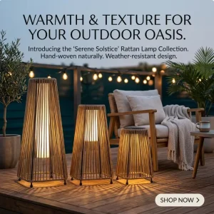 Floor Lamps For Living Room Decor Suitable For Outdoor Indoor Decorative Solar Floor Rattan Lamp Outdoor Waterproof Solar Light