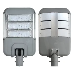 G02Series Streetlight Square Racket Shape Gray White Shell Thickened Aluminum LED Garden Light with Rotatable Adapter