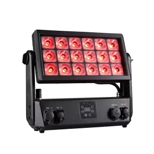 GBR BW1820IP Waterproof Led Lights Par 18x20W RGBWA UV 6 in 1 Outdoor Battery LED Wall Washer Light