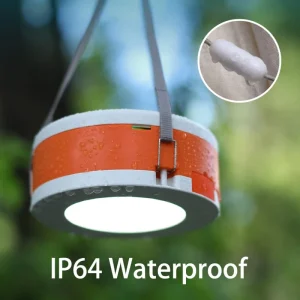 GQ-TY6 LED Camping Lantern Rechargeable Solar Powered Water-Resistant Tent Emergency Hanging Light
