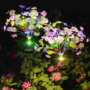 Garden Decoration Landscape Lighting Yard Patio Lawn Daisy Flowers Solar Light