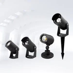 Garden Floodlight Narrow Beam Embedded Floor Plug in Building Project Outdoor Flood Light IP65 Building Garden Spike Spotlight