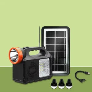 Guangdong Rechargeable Solar LED Camping Lamp with 3 LED Bulbs