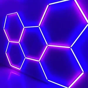 Gym Showroom Nightclub RGB Light LED Tube High End RGB Hexagon LED Light for Ceiling