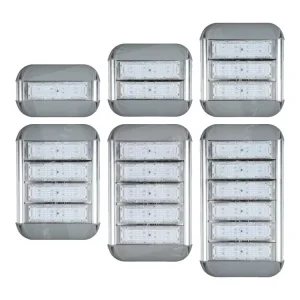 H01 Series Square Module Thickened Aluminum Garden High Mast Streetlight RGB Floodlight 50W-300W Stadium LED Tunnel Light
