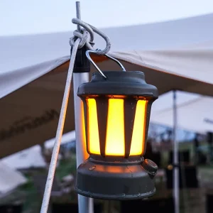 Handheld Solar Stepless Charging Foldable Vintage Tent Light Camping Lamp