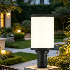 Heavy Duty Weather Resistant IP44 Waterproof Aluminum LED Outdoor Pillar Light for Yard Entrances and Pathways