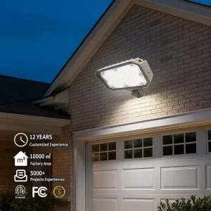 High Bright 160lm/w 30W/40W/50W IP65 Waterproof 5000K App Control LED Flood Light for Warehouse & Garden