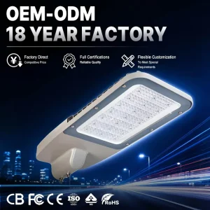High Brightness 300W LED Street Lamp for Parking Area and Commercial Lighting Energy Saving Floodlight