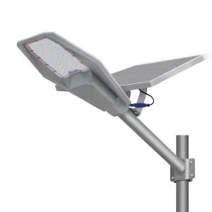 High Brightness Aluminum Housing IP65 Waterproof All One Solar LED Street Light 200W LiFePO4 Battery 5V/40W Solar Panel Arm