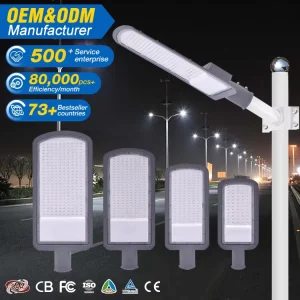 High Brightness IP66 Outdoor Road Waterproof SMD Aluminium 50W 100W 150W 200W LED Street Light