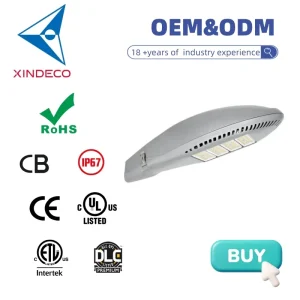 High Brightness IP67 AC LED Street Light Energy Efficient Outdoor Road Heat Dissipation Urban Street 6000K Aluminum Alloy