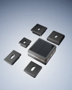 High Brightness Multi-Base Solar LED Deck Fence Cap Pillar Light IP65 Rating For Various Sizes Outdoor Post Cap Lighting