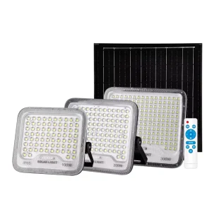High Brightness Solar Flood Light 100W 200W 300W Intelligent Control Waterproof IP65 Outdoor Solar Flood Lighting