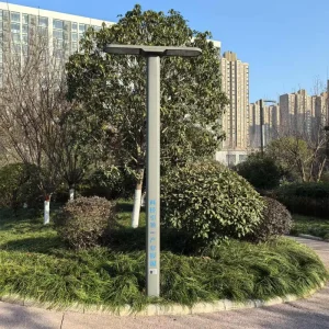 High Efficiency Integrated Solar Street Light All in one PV Panel Lithium Battery Outdoor Parking Lighting