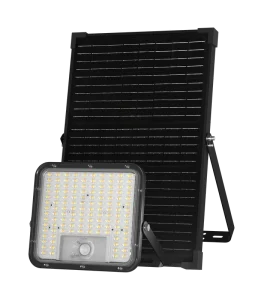 High Lumen LED Solar Flood Lights 60W IP65 Waterproof with Remote Control Energy Efficient for Outdoor & Security