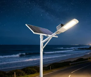High Lumen Solar Street Light All in One Outdoor Integrated Solar Street Light LED 40W 60W 80W