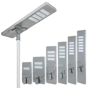 High Lumen Waterproof 50W-200W IP65 SMD Integrated Aluminum Alloy Solar LED Street Light for Garden & Outdoor Use