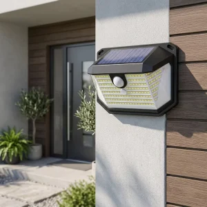 High Lumens Factory Direct Sale Durable Abs Housing Auto on Off Dusk to Dawn Pir Motion Sensor Light for Garden Yard Patio