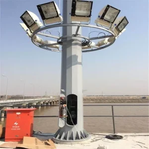 High Mast Light IP66 Rated Stainless Steel 10 Year Warranty for Airport Apron & Terminal Area Lighting