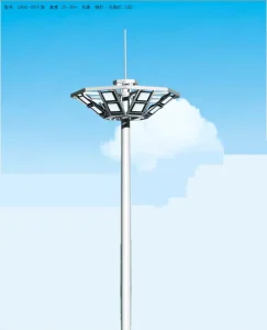 High Mast Lighting Galvanized Steel Single Arm 35M 40M