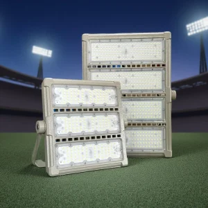 High Power Modular LED Stadium Light 350W to 500W Range IP66 Floodlight for High Mast Tower Lighting